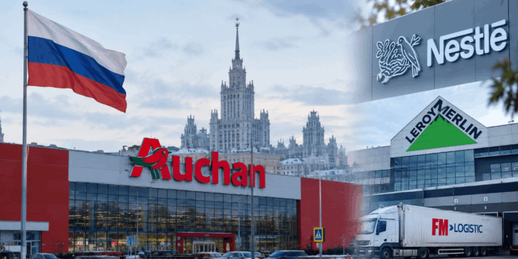 Rusia toma el control temporal de los activos de Nestlé, Auchan y Leroy Merlin