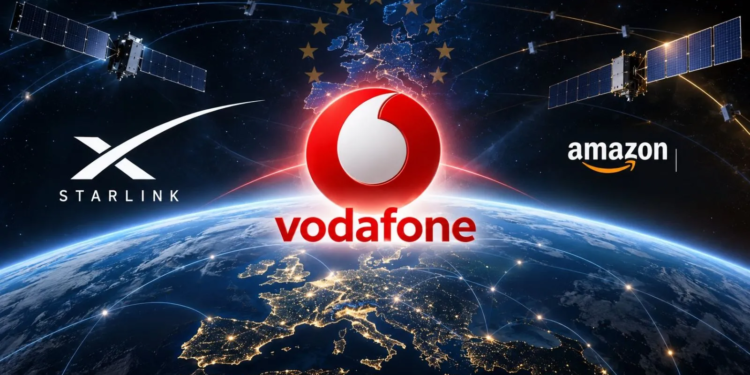 Vodafone pide a Bruselas nuevas reglas para competir con Starlink y Amazon Leo