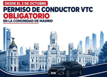 El permiso VTC es obligatorio en Madrid desde octubre: requisitos y claves para los conductores